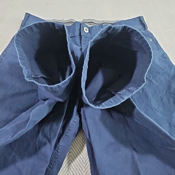 Member's Mark Mason Chino Men's Size W34xL32 Navy Stretch Style M721480 5 Pocket - Picture 4 of 16